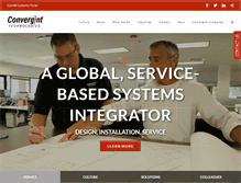 Tablet Screenshot of convergint.com